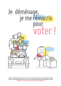 Je déménage, je me réinscris pour voter